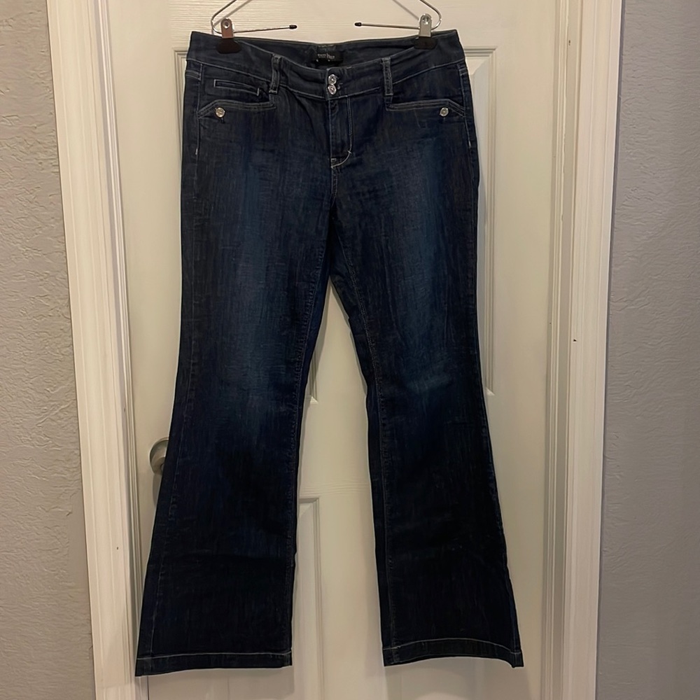 WHBM Blanc Dark Wash Jeans